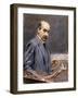 Self Portrait, 1911-12-Max Liebermann-Framed Giclee Print