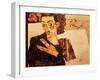 Self Portrait, 1911-Egon Schiele-Framed Giclee Print