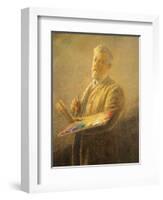 Self Portrait, 1911-Gaetano Previati-Framed Giclee Print