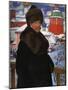 Self-Portrait, 1912-Boris Michaylovich Kustodiev-Mounted Giclee Print