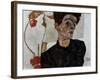 Self-Portrait, 1912-Egon Schiele-Framed Giclee Print