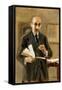 Self Portrait, 1916-Max Liebermann-Framed Stretched Canvas