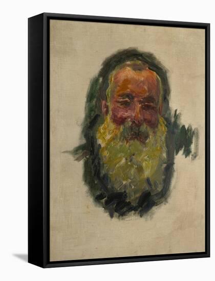 Self-Portrait, 1917-Claude Monet-Framed Stretched Canvas