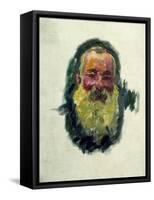 Self-Portrait, 1917-Claude Monet-Framed Stretched Canvas