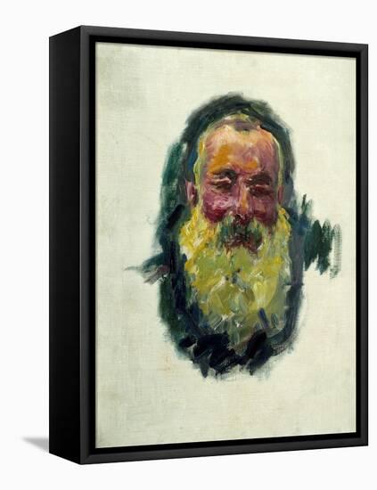 Self-Portrait, 1917-Claude Monet-Framed Stretched Canvas