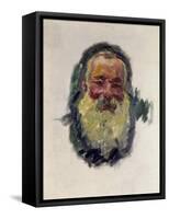 Self Portrait, 1917-Claude Monet-Framed Stretched Canvas