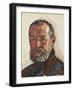 Self Portrait, 1918-Ferdinand Hodler-Framed Giclee Print