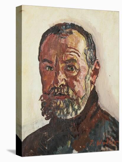 Self Portrait, 1918-Ferdinand Hodler-Stretched Canvas