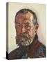 Self Portrait, 1918-Ferdinand Hodler-Stretched Canvas