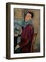 Self Portrait, 1919-Amedeo Modigliani-Framed Giclee Print