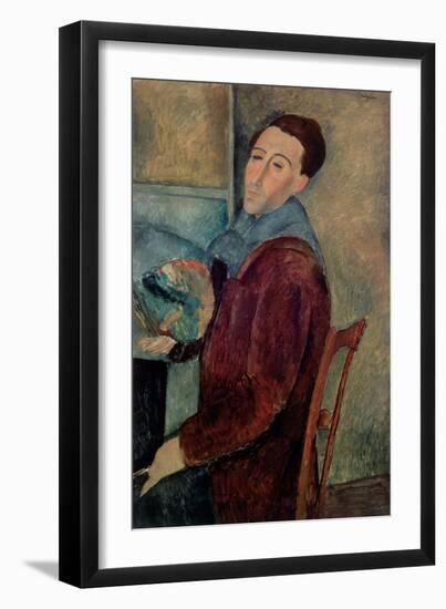 Self Portrait, 1919-Amedeo Modigliani-Framed Giclee Print