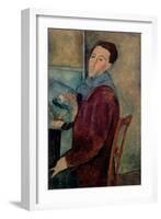 Self Portrait, 1919-Amedeo Modigliani-Framed Giclee Print