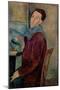 Self Portrait, 1919-Amedeo Modigliani-Mounted Giclee Print