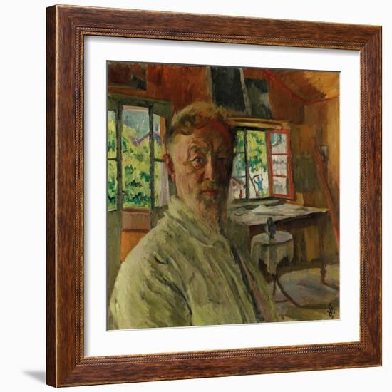 Self Portrait, 1931-Giovanni Giacometti-Framed Giclee Print