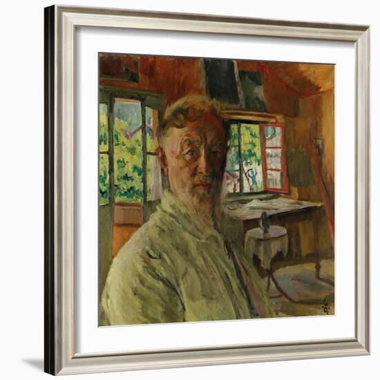 Self Portrait, 1931-Giovanni Giacometti-Framed Giclee Print