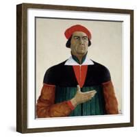 Self-Portrait, 1933-Kasimir Severinovich Malevich-Framed Giclee Print