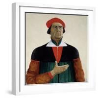 Self-Portrait, 1933-Kasimir Severinovich Malevich-Framed Giclee Print