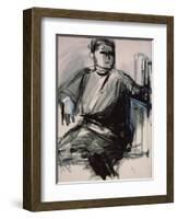 Self-Portrait, 1934-Vera Mikhailovna Yermolayeva-Framed Giclee Print