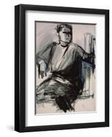 Self-Portrait, 1934-Vera Mikhailovna Yermolayeva-Framed Giclee Print