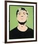 Self-Portrait, 1964 (on green)-Andy Warhol-Framed Giclee Print