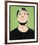 Self-Portrait, 1964 (on green)-Andy Warhol-Framed Giclee Print