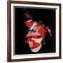 Self-Portrait, 1986 (red, white and blue camo)-Andy Warhol-Framed Art Print