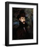 Self-Portrait, 20th Century-Ignacio Zuloaga-Framed Giclee Print