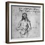 Self Portrait, About 1512-1513 or 1519-Albrecht Durer-Framed Giclee Print