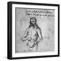 Self Portrait, About 1512-1513 or 1519-Albrecht Durer-Framed Giclee Print