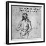 Self Portrait, About 1512-1513 or 1519-Albrecht Durer-Framed Giclee Print