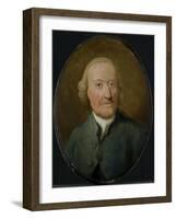 Self-Portrait, Aert Schouman.-Aert Schouman-Framed Art Print