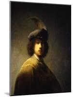 Self-Portrait, Aged 23, 1629-Rembrandt van Rijn-Mounted Giclee Print