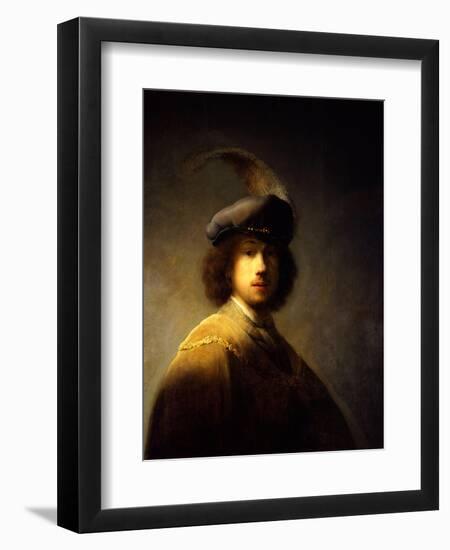 Self-Portrait, Aged 23-Rembrandt van Rijn-Framed Giclee Print