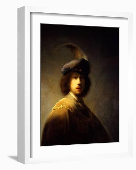 Self-Portrait, Aged 23-Rembrandt van Rijn-Framed Giclee Print