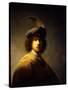 Self-Portrait, Aged 23-Rembrandt van Rijn-Stretched Canvas