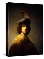 Self-Portrait, Aged 23-Rembrandt van Rijn-Stretched Canvas