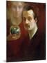 Self Portrait and Muse, 1911-Khalil Gibran-Mounted Giclee Print