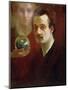 Self Portrait and Muse, 1911-Khalil Gibran-Mounted Giclee Print