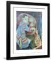 Self Portrait as a Drinker-Ernst Ludwig Kirchner-Framed Premium Giclee Print