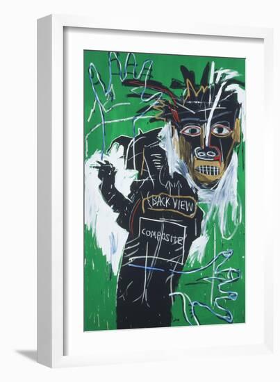 Self-portrait as a Heel Part Two-Jean-Michel Basquiat-Framed Giclee Print