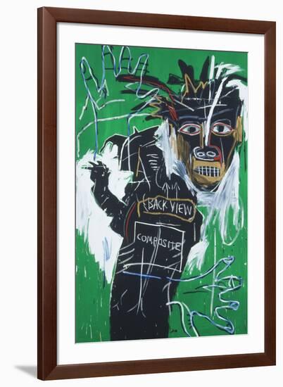 Self-portrait as a Heel Part Two-Jean-Michel Basquiat-Framed Giclee Print