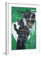 Self-portrait as a Heel Part Two-Jean-Michel Basquiat-Framed Giclee Print