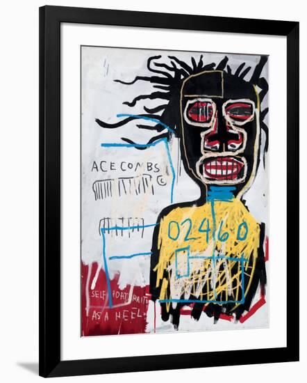 Self-Portrait as a Heel-Jean-Michel Basquiat-Framed Giclee Print