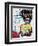 Self-Portrait as a Heel-Jean-Michel Basquiat-Framed Giclee Print