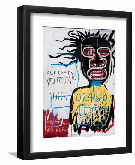 Self-Portrait as a Heel-Jean-Michel Basquiat-Framed Giclee Print