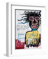 Self-Portrait as a Heel-Jean-Michel Basquiat-Framed Giclee Print