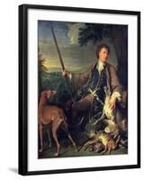 Self Portrait as a Hunter, 1699-Alexandre-Francois Desportes-Framed Giclee Print