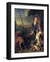 Self Portrait as a Hunter, 1699-Alexandre-Francois Desportes-Framed Giclee Print