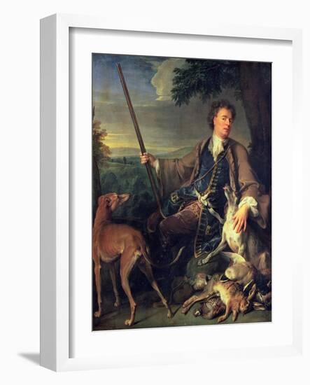 Self Portrait as a Hunter, 1699-Alexandre-Francois Desportes-Framed Giclee Print