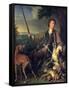 Self Portrait as a Hunter, 1699-Alexandre-Francois Desportes-Framed Stretched Canvas